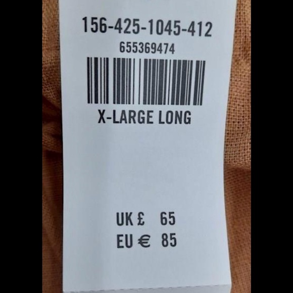 NWT Abercrombie & Fitch Brown Linen Classic Fit - Picture 2 of 8